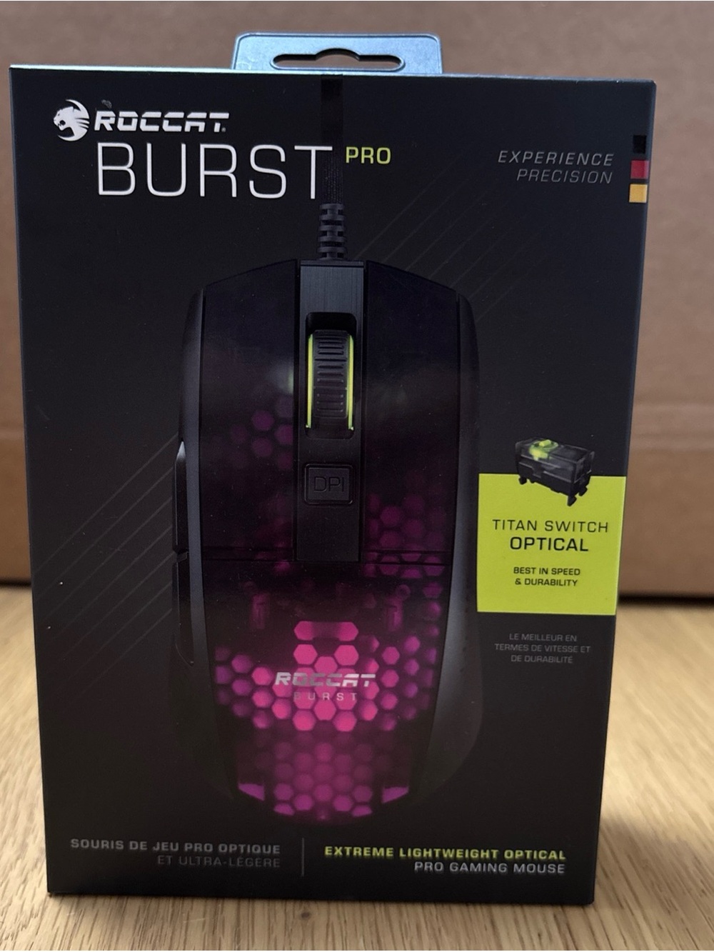 ROCCAT Burst Pro Extreme Lightweight Optical Pro Gaming Mouse Sealed